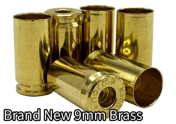 Norma Brand New Unprimed 9mm Brass
