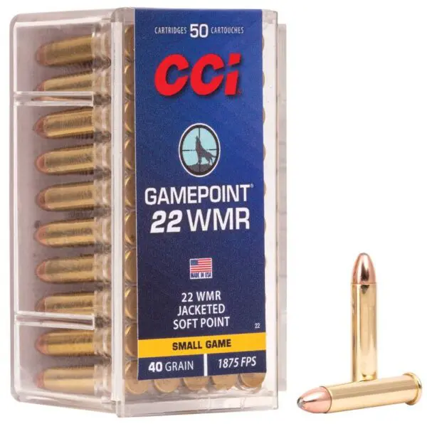 CCI 22 WMR 40gr GamePoint - 50 ct box