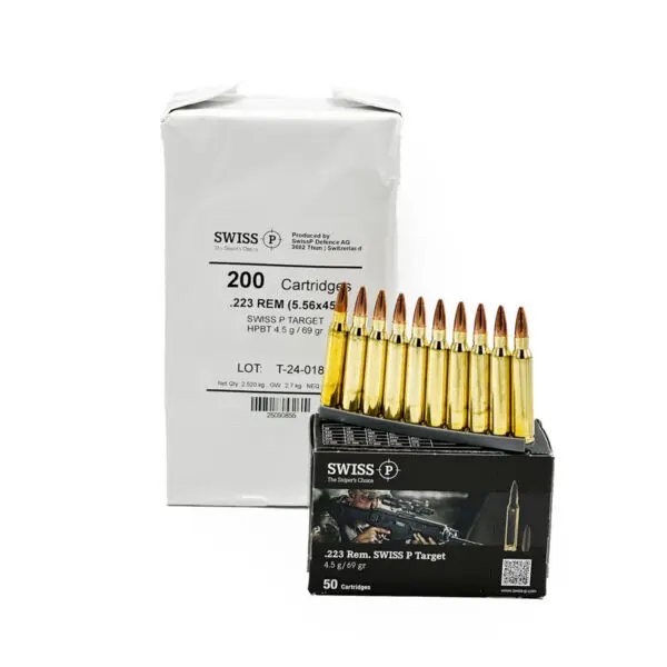 Swiss P 223 Rem 69gr HPBT Target
