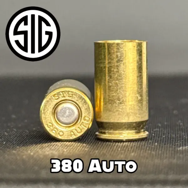 SIG New primed 380 Auto Brass - 500 ct
