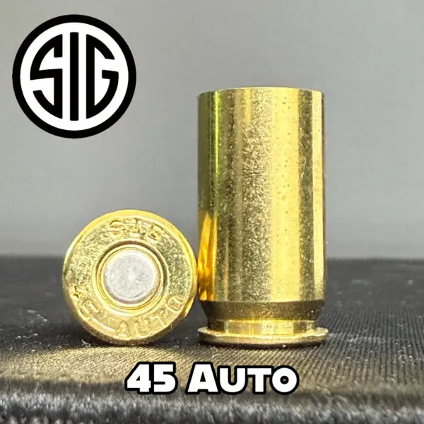 SIG New Primed 45 Auto Brass - 500 ct