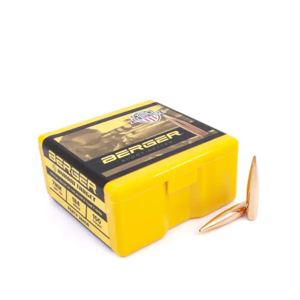 Berger 7mm (.284") 184gr F-Open - 100 ct Box