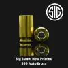Sig Sauer New Primed 380 Auto Brass