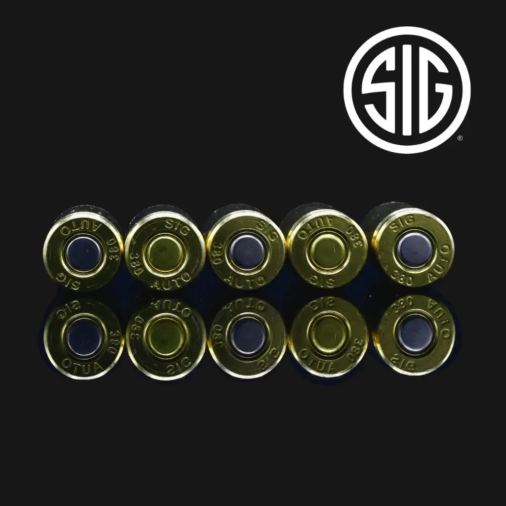 Sig Sauer New Primed 380 Auto Brass