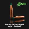 Sierra 6.5mm (.264") 130gr Tipped Game King Bullets