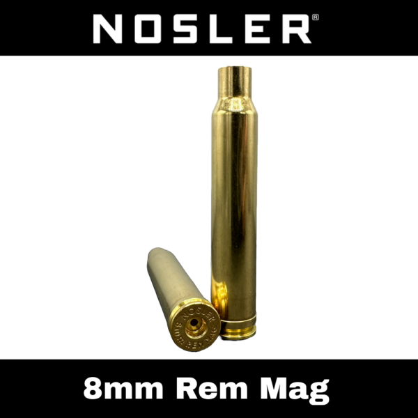 Nosler 8mm Rem Mag Brass - 50 ct