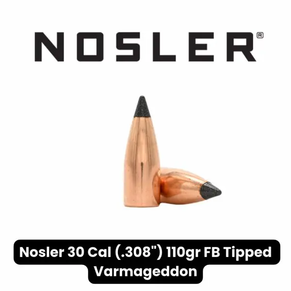 Nosler 30 Cal (.308") 110gr FB Tipped Varmageddon