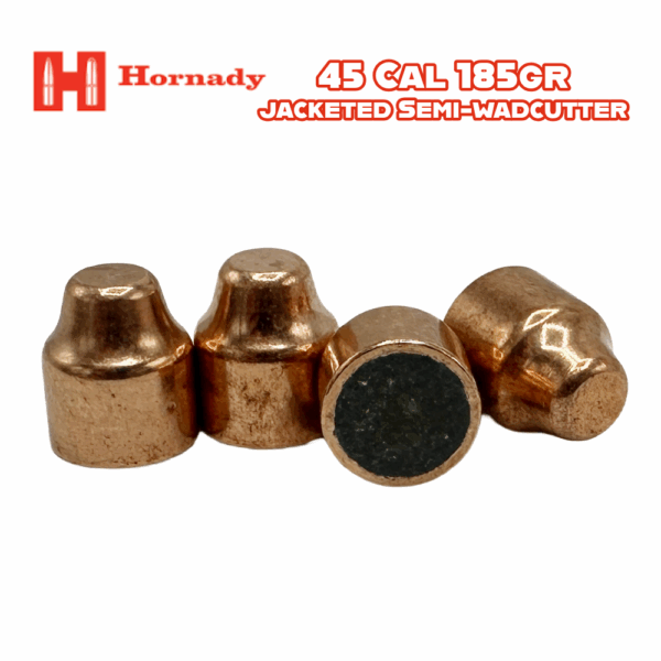 Hornady 45 Cal (.451") FMJ Semi-Wadcutter Bullets (250 ct)