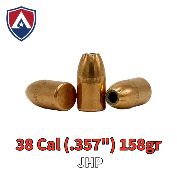 SCI 38 Cal (.357") 158gr JHP - 250 ct