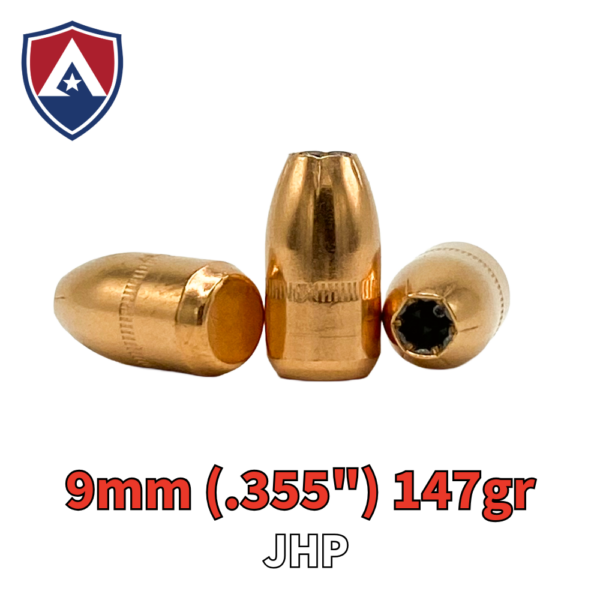 SCI 9mm (.355") 147gr JHP - 250 ct
