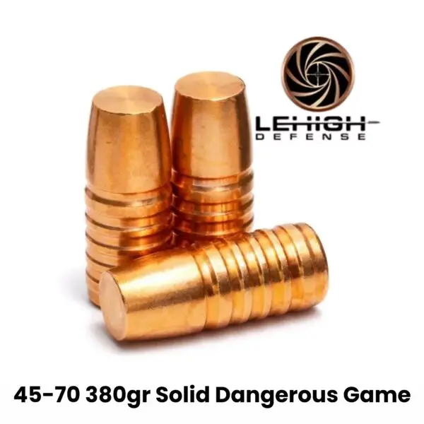 Lehigh Defense 45-70 (.458") 380 gr Solid Dangerous Game - 100 ct