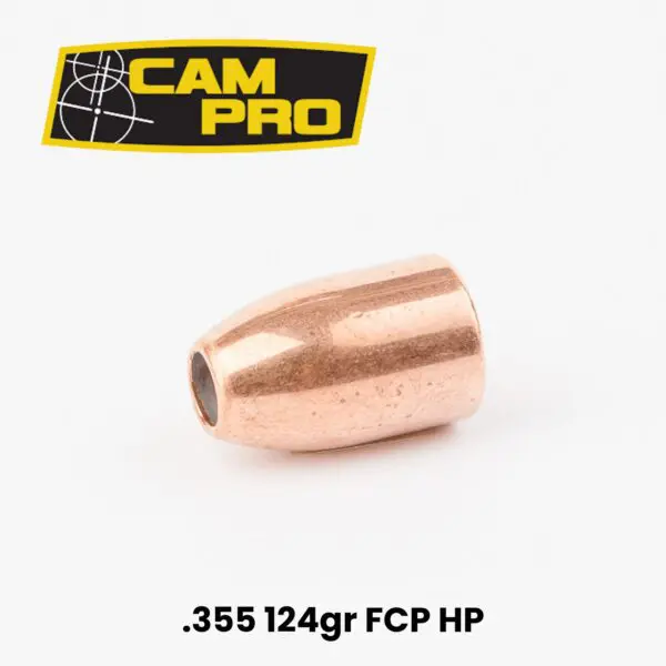 CAMPRO 9mm (.355") 124gr Copper Plated Hollow Point Bullets - 1,000ct