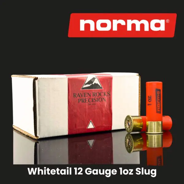 Norma Whitetail 12 Gauge 1oz Slug - 100 round Bulk Box