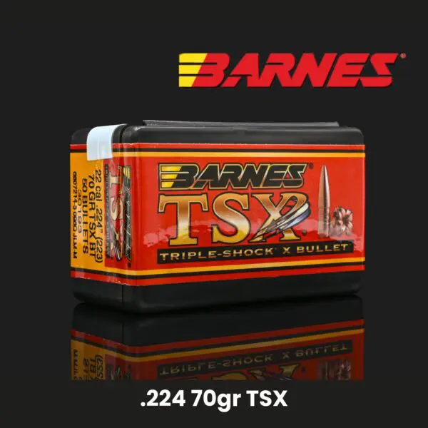 Barnes 22 Cal (.224") 70gr TSX - 50ct