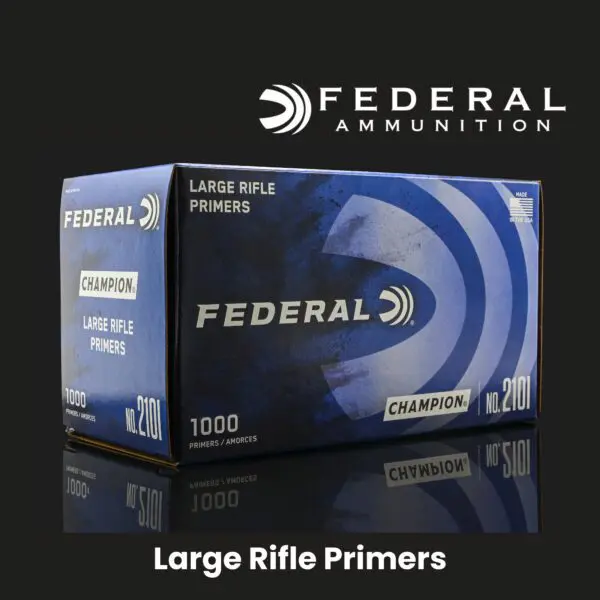 Federal 210 Large Rifle Primers - 5000ct (Free Shipping & HAZMAT)