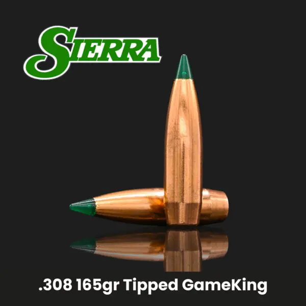 Sierra 30 Cal (.308″) 165gr Tipped GameKing (TGK) - 250ct
