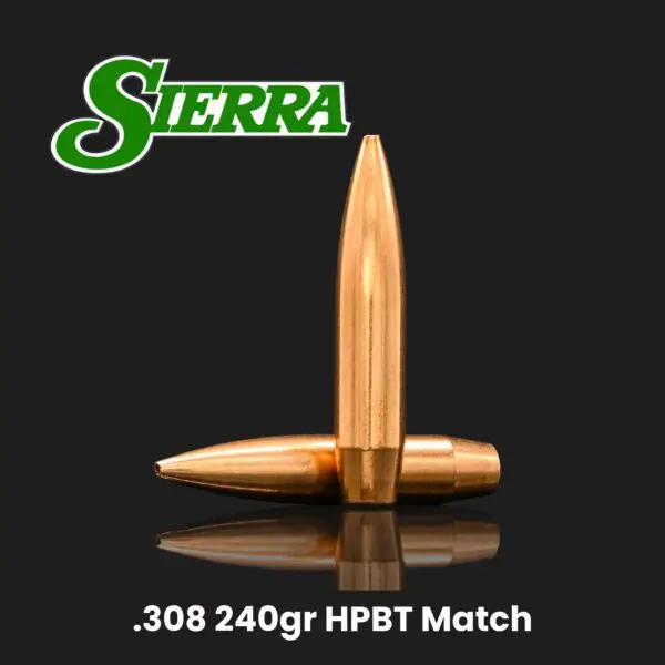 Sierra 30 Cal (.308") 240gr HPBT Match - 100 ct