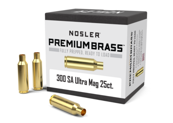 Nosler 300 SAUM Brass - 25 ct