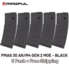 MAGPUL PMAG AR/M4 Gen 2 MOE .223/5.56 30 Round Rifle Magazine - Black (5-pack)
