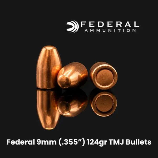 Federal 9mm (.355") 124gr TMJ