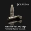 Federal 30 Cal (.308") 175gr Terminal Ascent Nickel Plated - 250ct