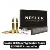 Nosler 223 Rem 70gr Match Grade RDF HPBT Ammunition