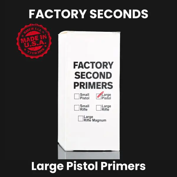 Large Pistol Primers Factory Seconds
