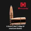 Hornady 6.5mm (.264") 129gr SP InterLock Bullets