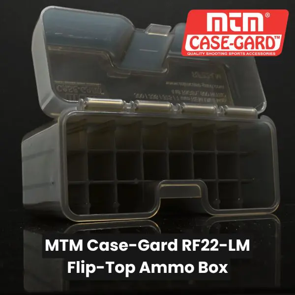MTM Case-Gard RF22-LM 22-Round Flip-Top Ammo Box