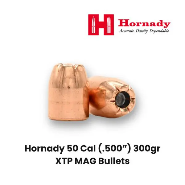Hornady 50 Cal (.500") 300gr XTP MAG Bullets