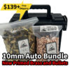 10mm Auto Hand Loader Bundle - (500) pieces of primed brass, (500) new 180gr TMJ bullets + Free Shipping