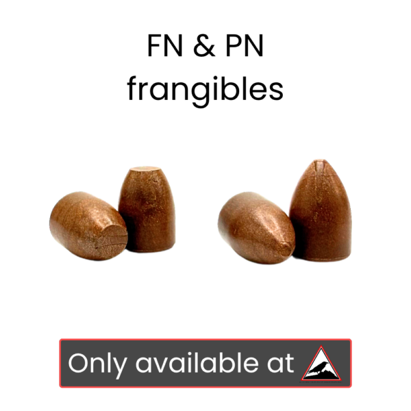 Norma 9mm (355") 65gr Frangible Bullets