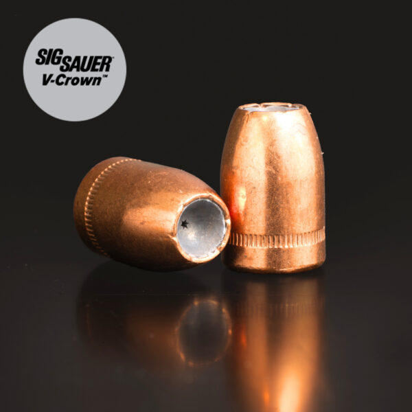 Sig 10mm (.400") 180gr JHP V-Crown Bullets
