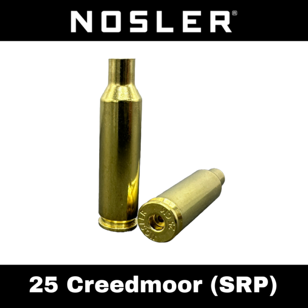 Nosler 25 Creedmoor (SRP) Brass - 50 ct