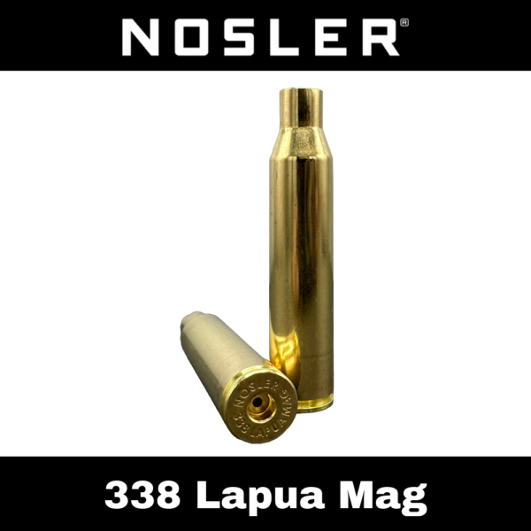 Nosler 338 Lapua Mag Mag Brass - 50 ct