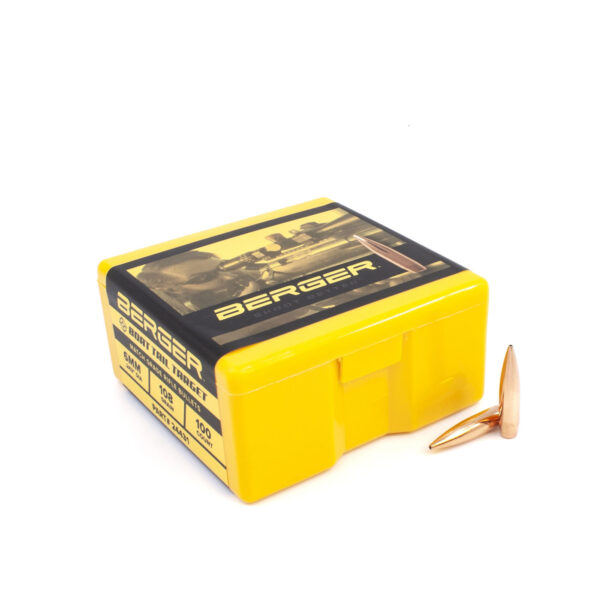 Berger 6mm (.243") 108gr BT Target - 100 ct Box