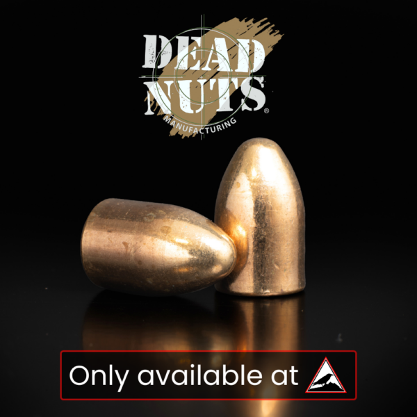 Dead Nuts 9mm (.355") 124gr FMJ Bullets