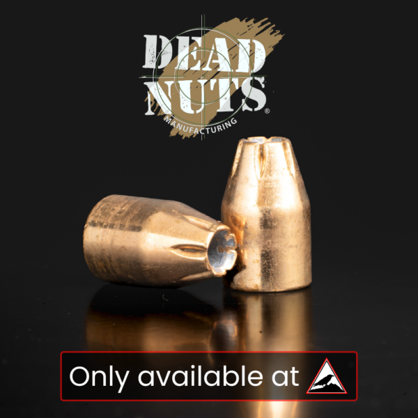Dead Nuts 9mm DFN (.355") 124gr JHP Bullets - Optimized for Defense