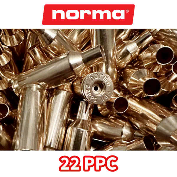 Norma 22 PPC Brass - 50 ct