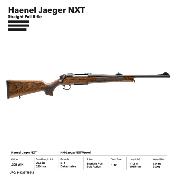 Haenel Jaeger NXT Straight Pull Rifle