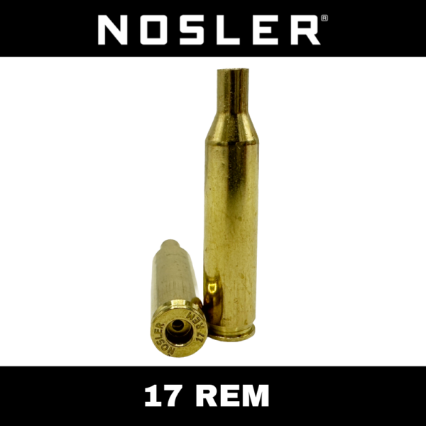 Nosler 17 Remington Brass - 100 ct