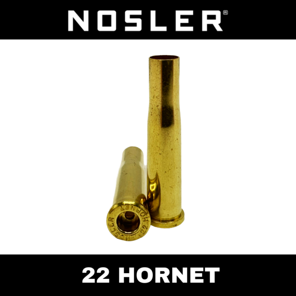 Nosler 22 Hornet Brass - 100 ct