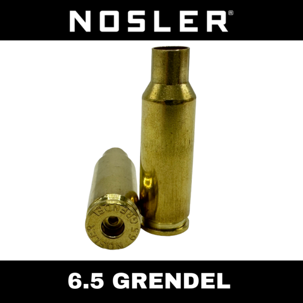 Nosler 6.5 Grendel Brass - 100 ct
