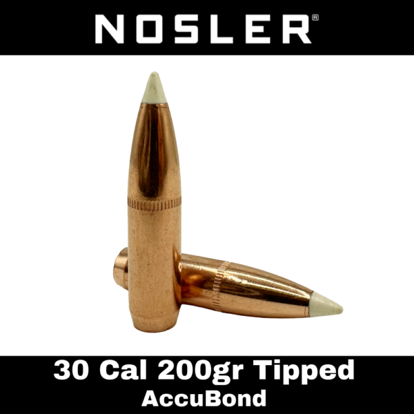 Nosler 30 Cal (.308") 200gr AccuBond