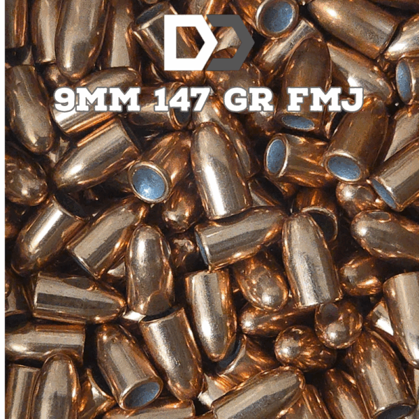 DKC New 9mm 147gr (.355") FMJ Bullets