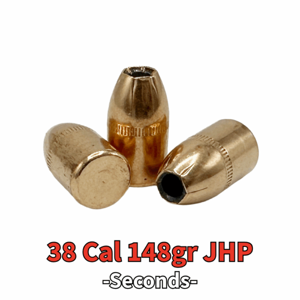38 Cal (.357") 148gr JHP - 250 ct (Seconds)