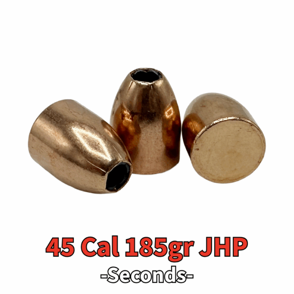 45 Cal (.452") 185gr JHP - 250 ct (Seconds)