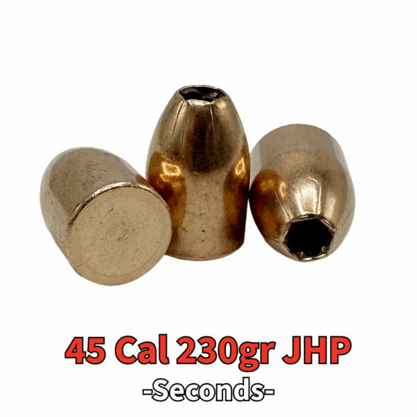 45 Cal (.452") 230gr JHP - 250 ct (Seconds)