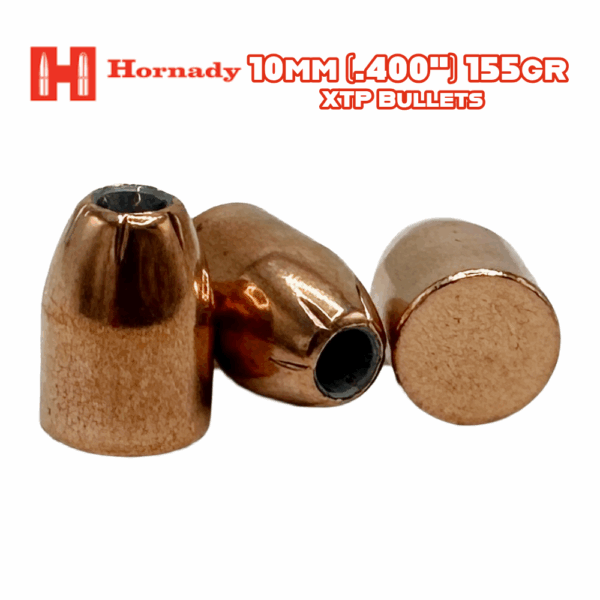 Hornady 10mm (.400") 155gr JHP XTP Bullets - 250 ct