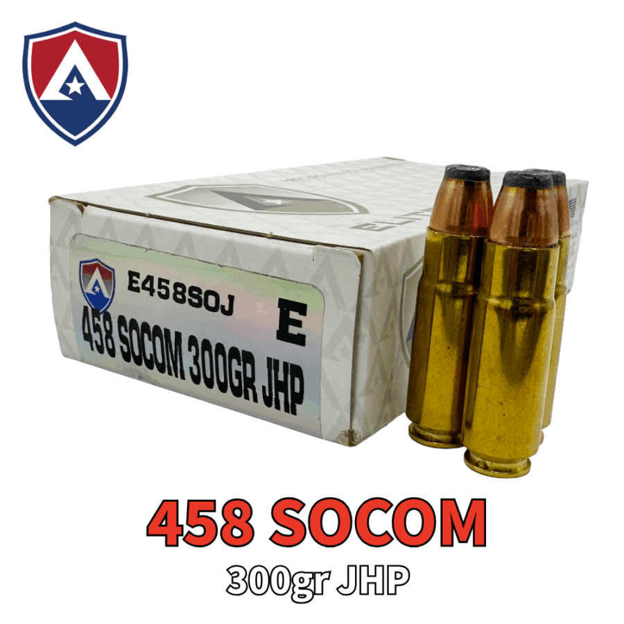 Atlanta Arms 458 SOCOM 300gr JHP Ammo - 20 ct Box - Raven Rocks